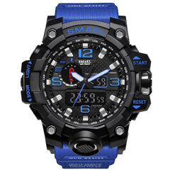 SMAEL Brand Men Sports Watches Dual Display