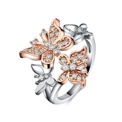 Butterfly Engagement Ring