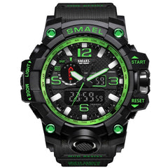 SMAEL Brand Men Sports Watches Dual Display