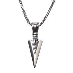 Arrow Head Pendant Long Chain Necklaces