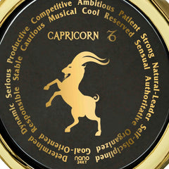 Capricorn Necklaces for Lovers of the Zodiac 24k Gold Inscribed