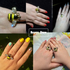 Bee Brooch Ring