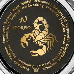 Scorpio Necklaces for Lovers of the Zodiac 24k Gold Inscribed